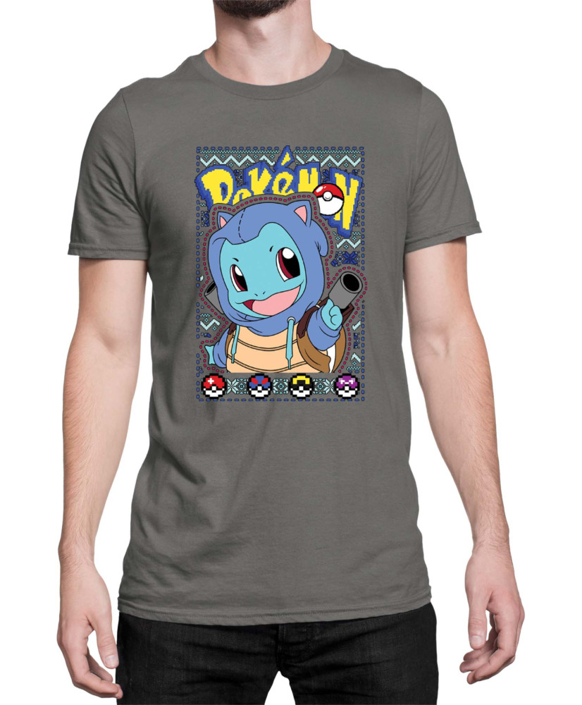 Мъжка Тениска Japan Manga Anime Comics Pokemon Squirtle 02