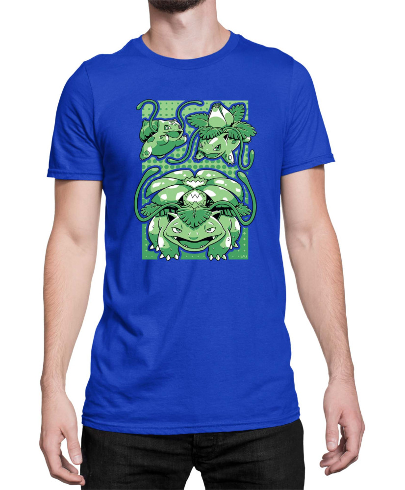 Мъжка Тениска Japan Manga Anime Comics Pokemon Valvasor