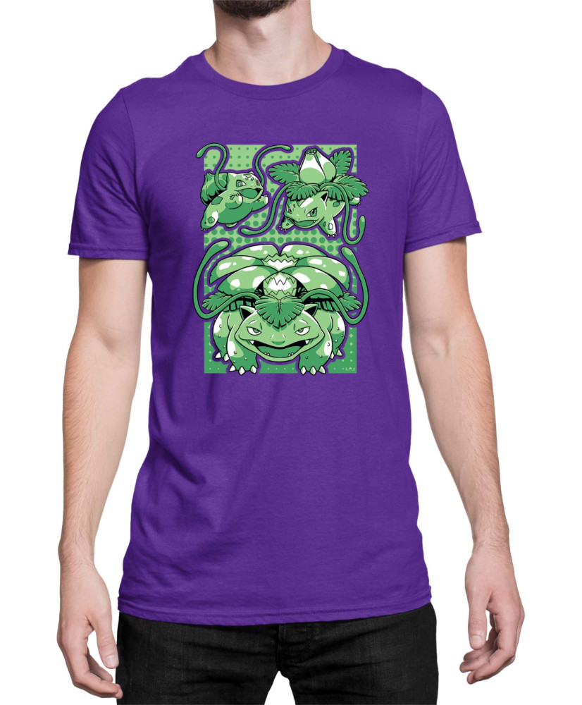 Мъжка Тениска Japan Manga Anime Comics Pokemon Valvasor