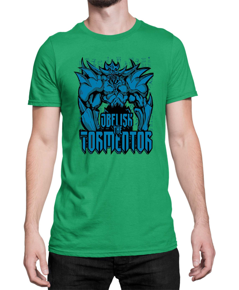Мъжка Тениска Japan Manga Anime Comics Yu Gi Oh Obelisk The Tormentor