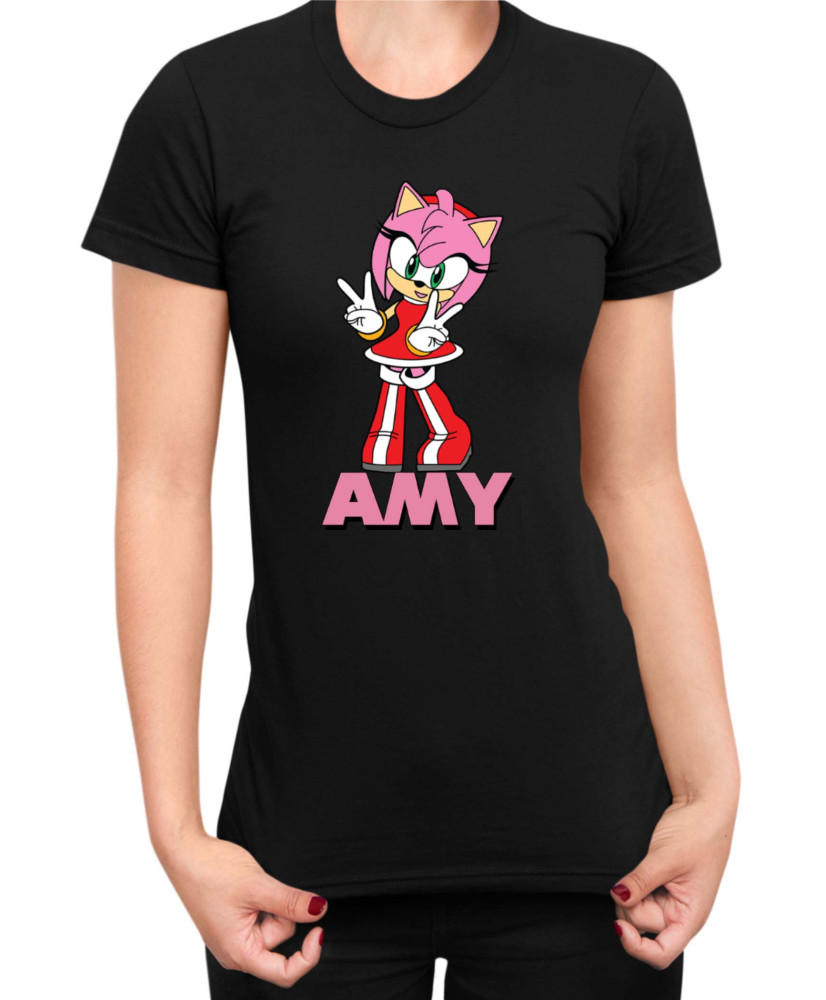 Дамска Тениска Sonic The Hedgehog Amy 01