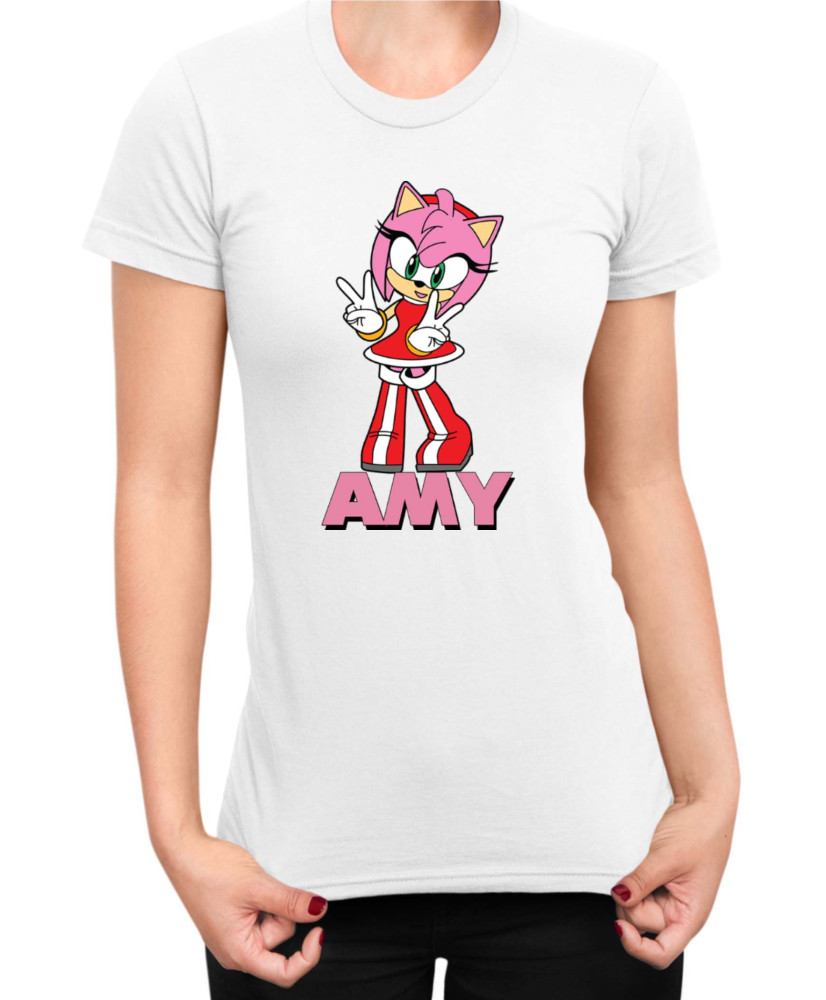 Дамска Тениска Sonic The Hedgehog Amy 01