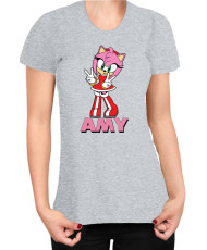 Дамска Тениска Sonic The Hedgehog Amy 01