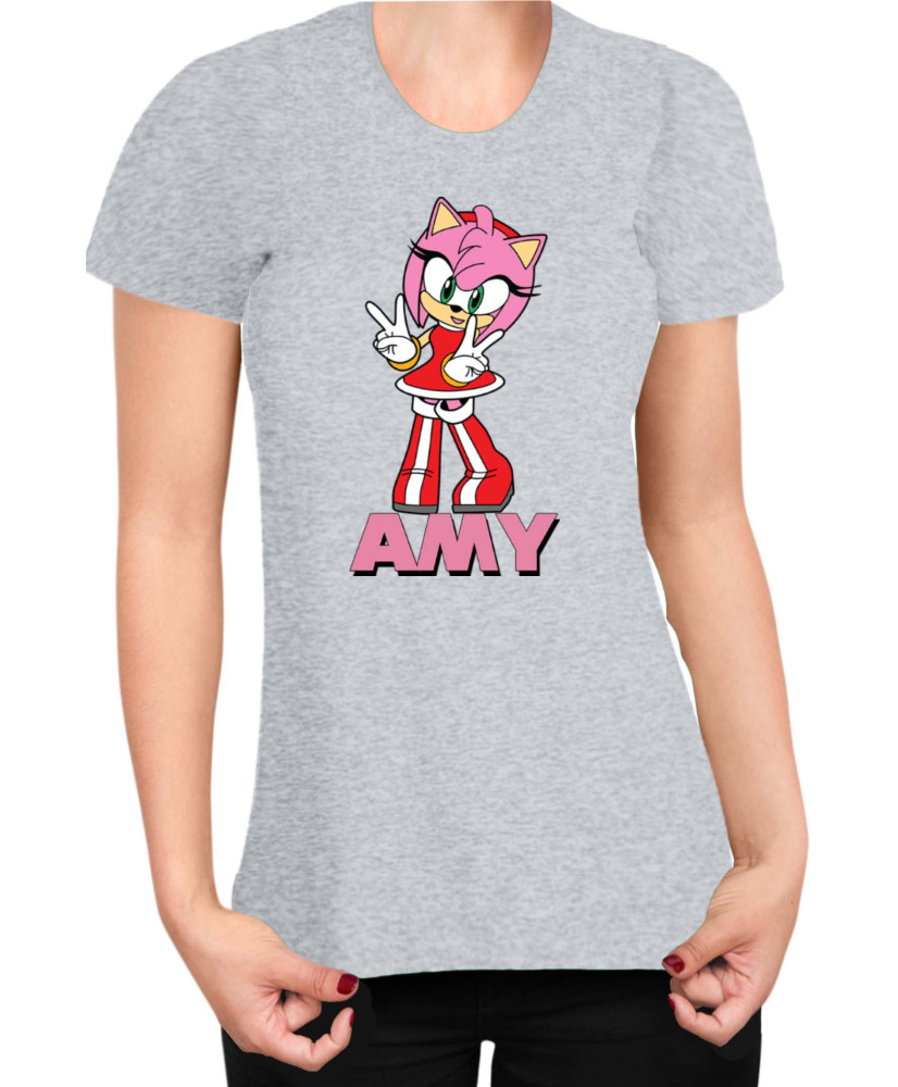 Дамска Тениска Sonic The Hedgehog Amy 01