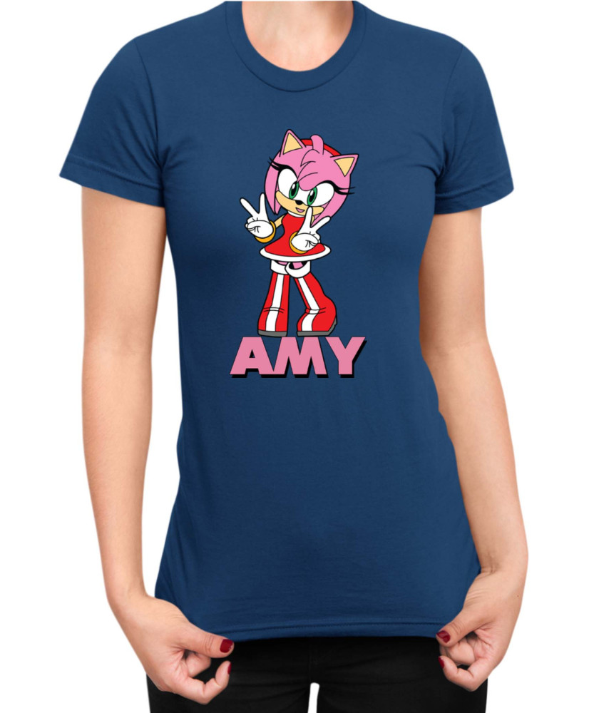 Дамска Тениска Sonic The Hedgehog Amy 01