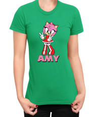 Дамска Тениска Sonic The Hedgehog Amy 01