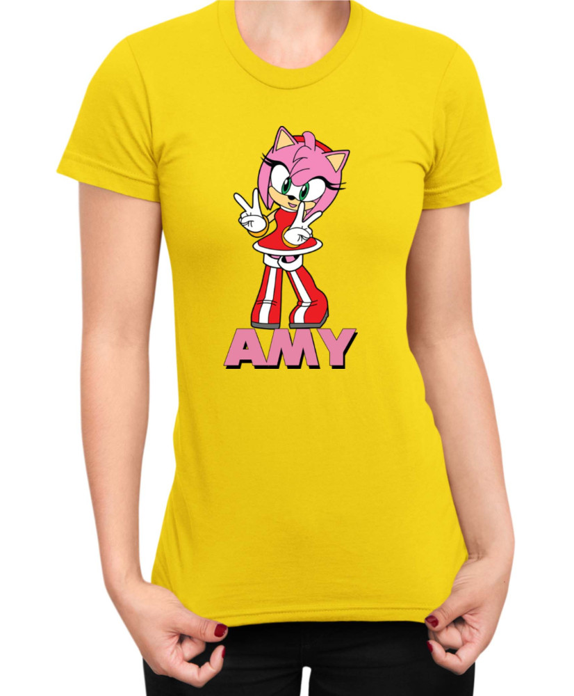 Дамска Тениска Sonic The Hedgehog Amy 01