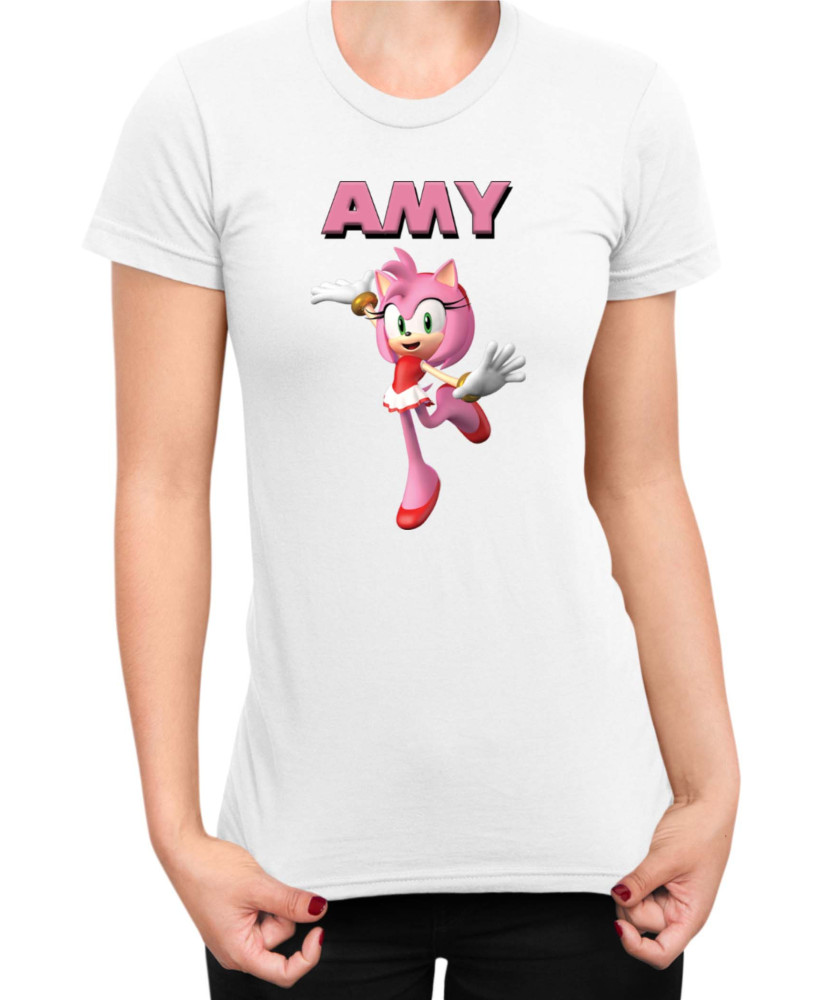 Дамска Тениска Sonic The Hedgehog Amy 02