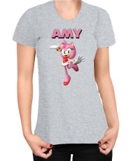 Дамска Тениска Sonic The Hedgehog Amy 02
