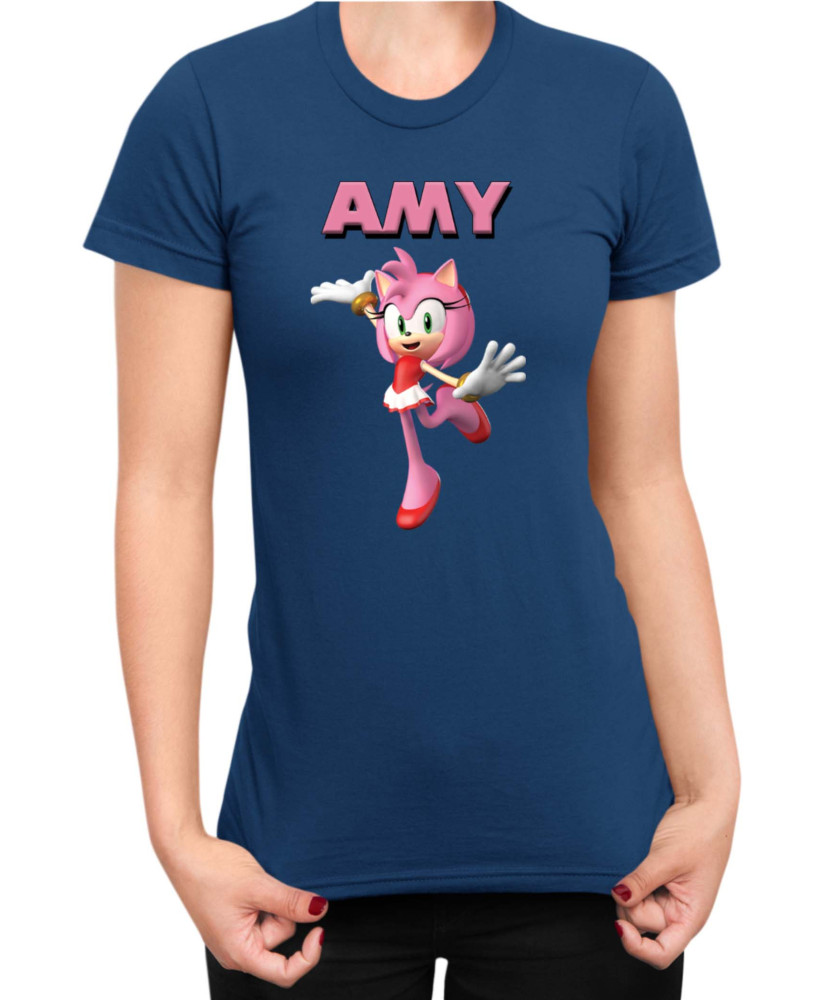 Дамска Тениска Sonic The Hedgehog Amy 02