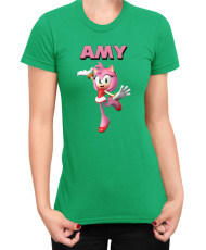 Дамска Тениска Sonic The Hedgehog Amy 02