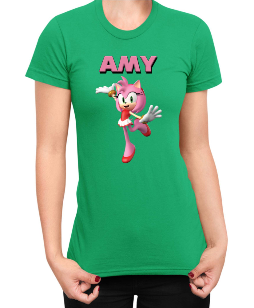 Дамска Тениска Sonic The Hedgehog Amy 02