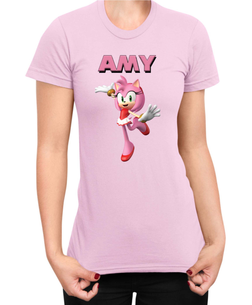 Дамска Тениска Sonic The Hedgehog Amy 02