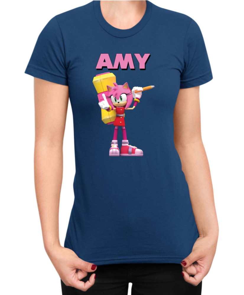 Дамска Тениска Sonic The Hedgehog Amy 03