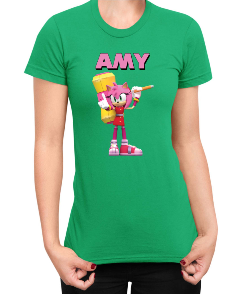 Дамска Тениска Sonic The Hedgehog Amy 03