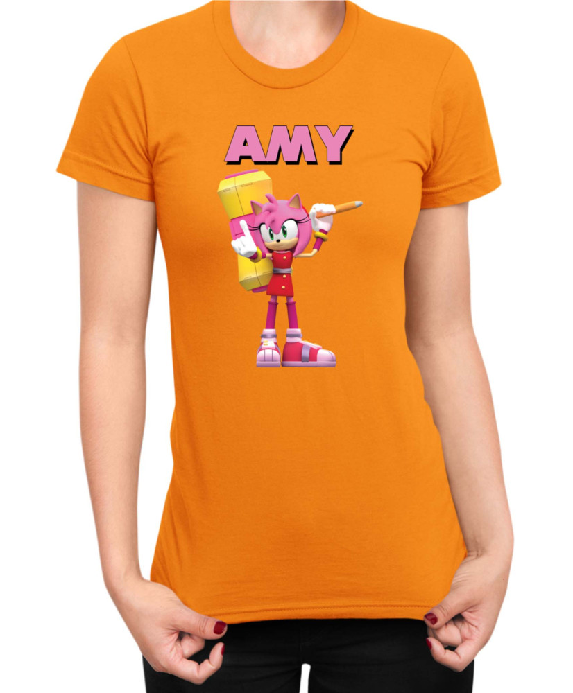 Дамска Тениска Sonic The Hedgehog Amy 03