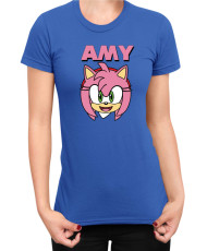 Дамска Тениска Sonic The Hedgehog Amy Face 01