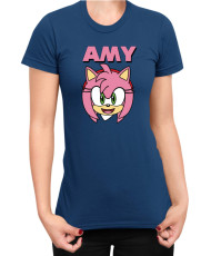 Дамска Тениска Sonic The Hedgehog Amy Face 01