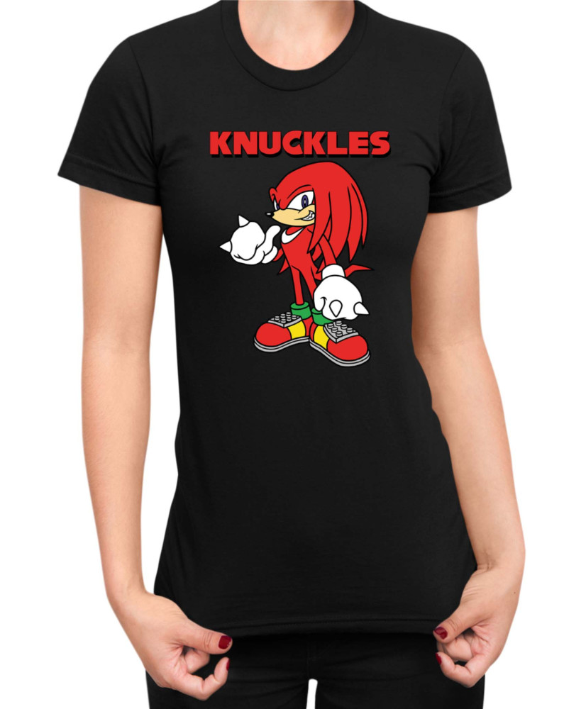 Дамска Тениска Sonic The Hedgehog Knuckles 01