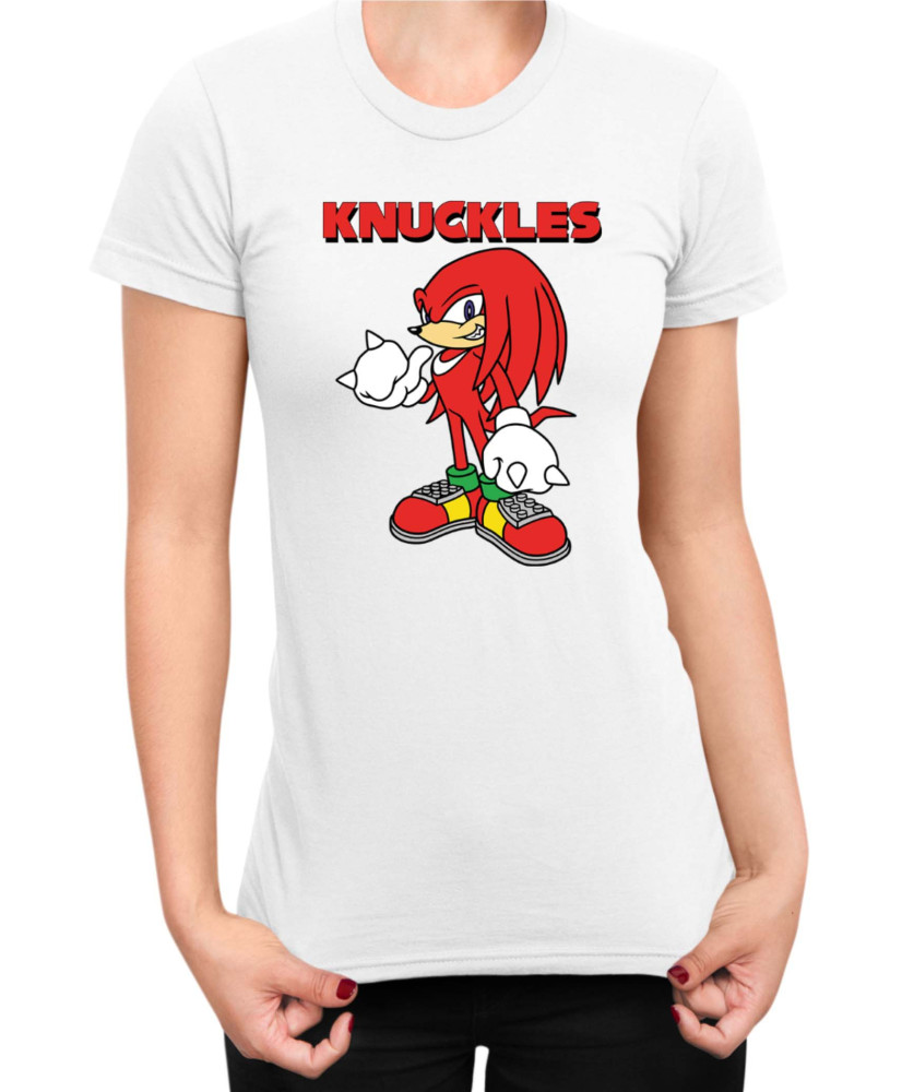 Дамска Тениска Sonic The Hedgehog Knuckles 01