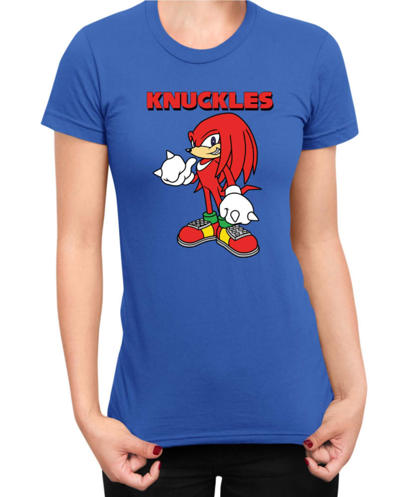 Дамска Тениска Sonic The Hedgehog Knuckles 01