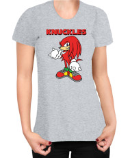 Дамска Тениска Sonic The Hedgehog Knuckles 01