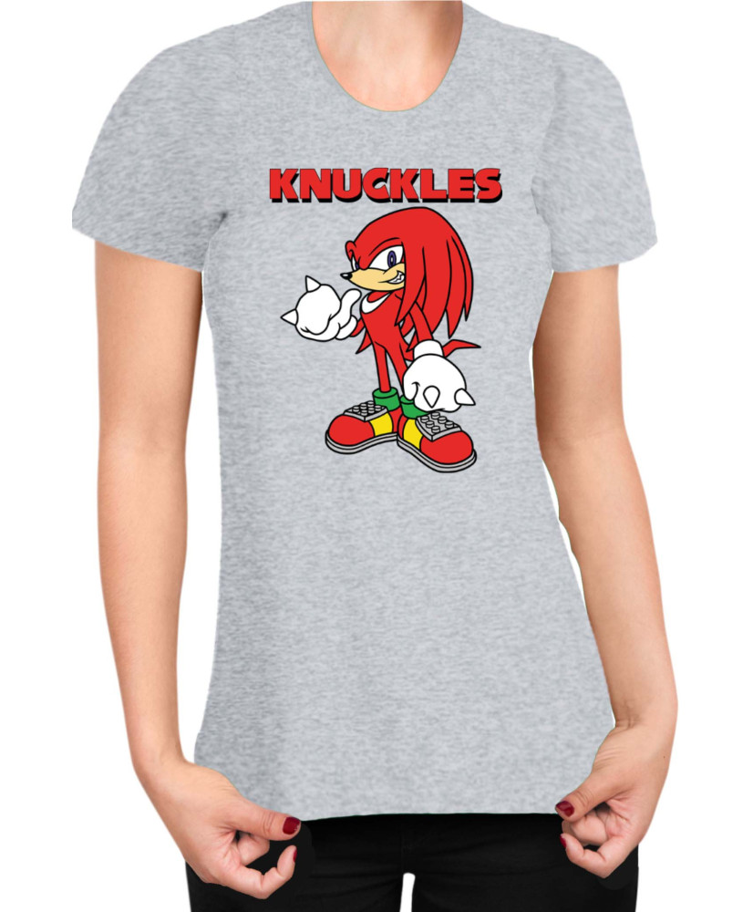 Дамска Тениска Sonic The Hedgehog Knuckles 01