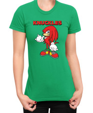 Дамска Тениска Sonic The Hedgehog Knuckles 01