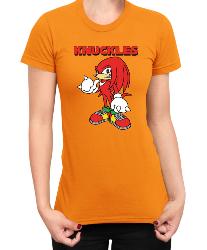 Дамска Тениска Sonic The Hedgehog Knuckles 01