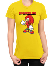 Дамска Тениска Sonic The Hedgehog Knuckles 01