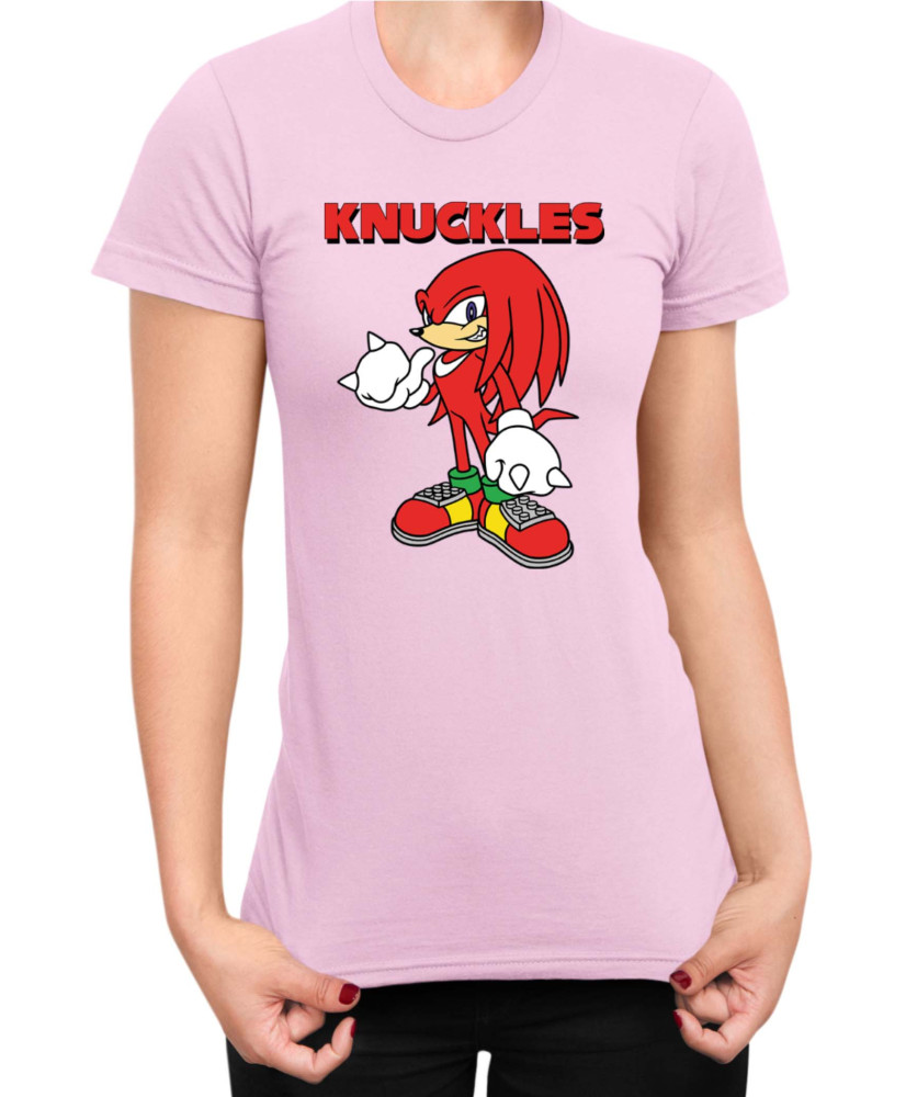 Дамска Тениска Sonic The Hedgehog Knuckles 01