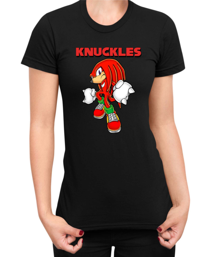 Дамска Тениска Sonic The Hedgehog Knuckles 02