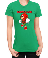 Дамска Тениска Sonic The Hedgehog Knuckles 02