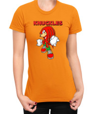 Дамска Тениска Sonic The Hedgehog Knuckles 02