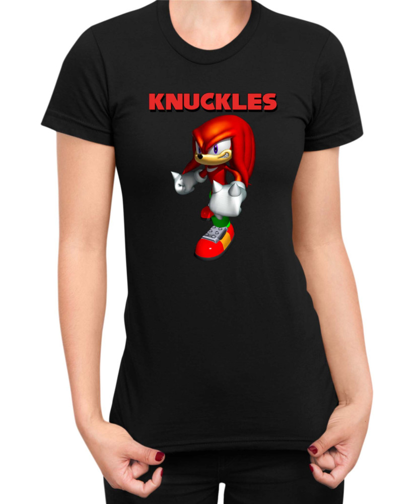 Дамска Тениска Sonic The Hedgehog Knuckles 03