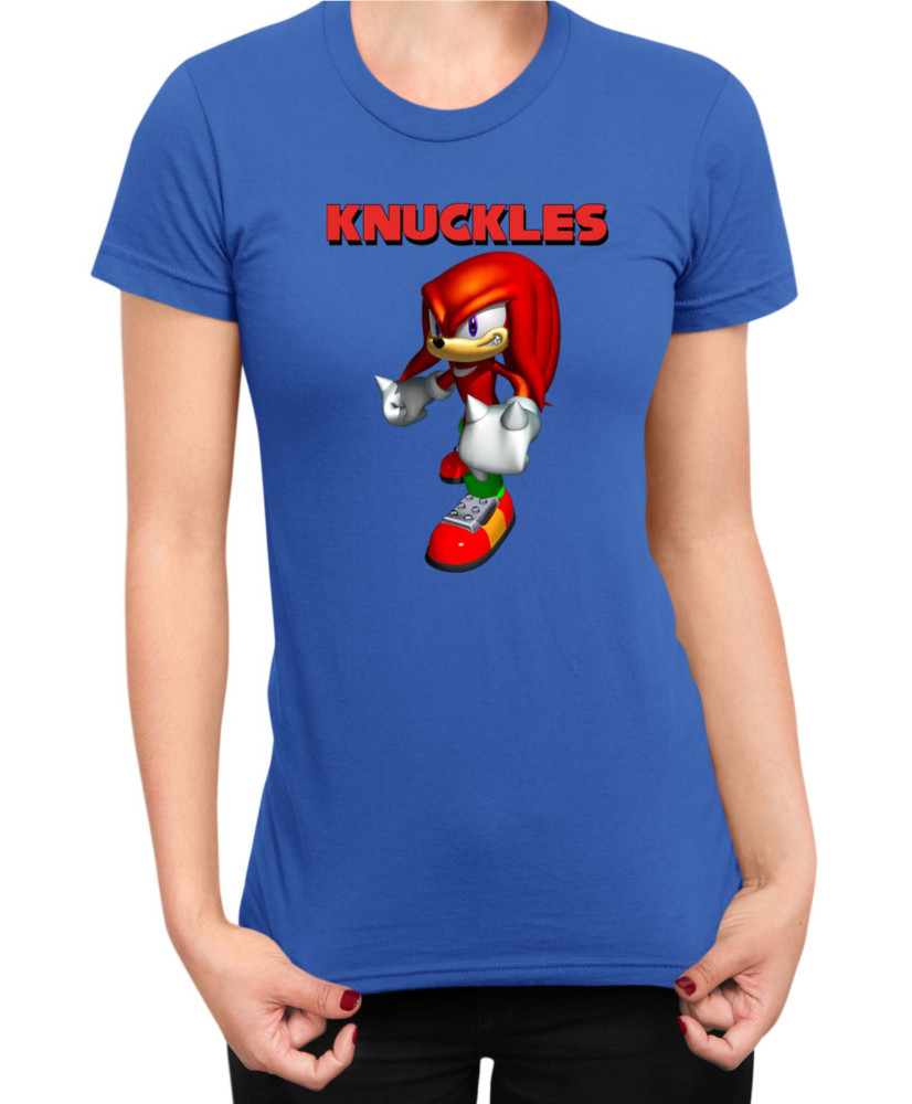 Дамска Тениска Sonic The Hedgehog Knuckles 03