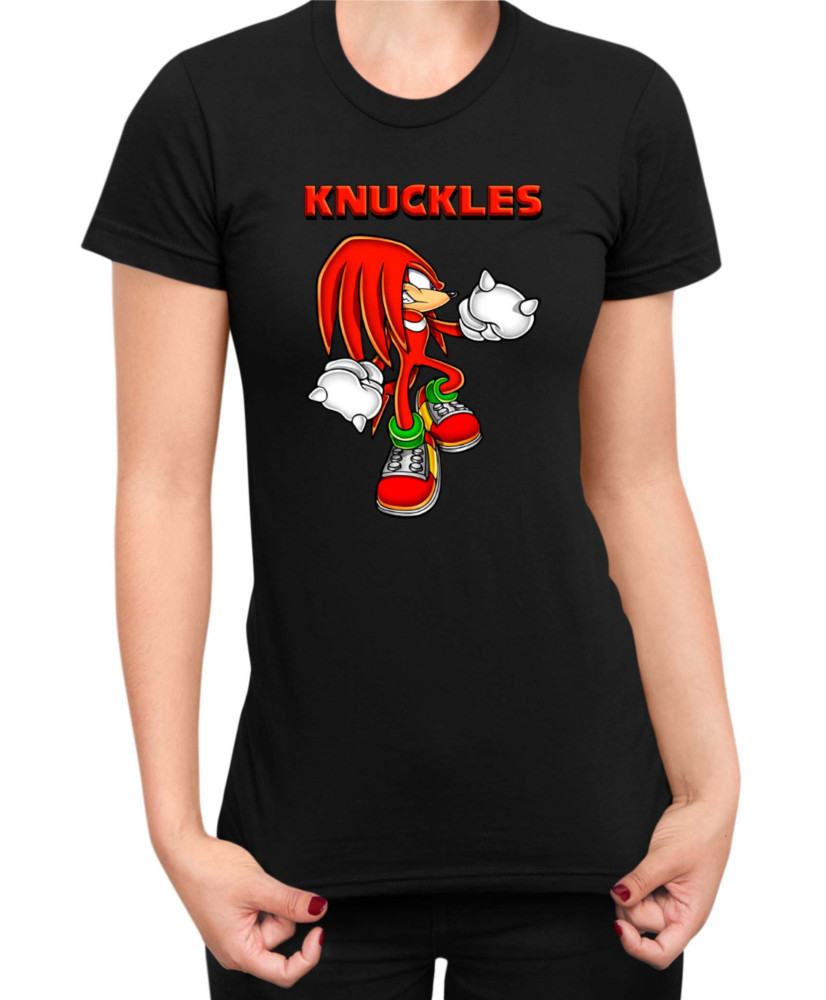 Дамска Тениска Sonic The Hedgehog Knuckles 04
