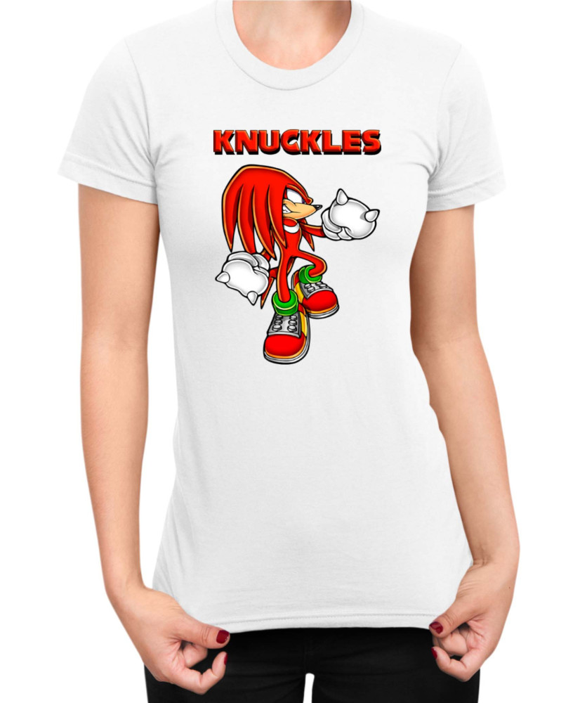 Дамска Тениска Sonic The Hedgehog Knuckles 04