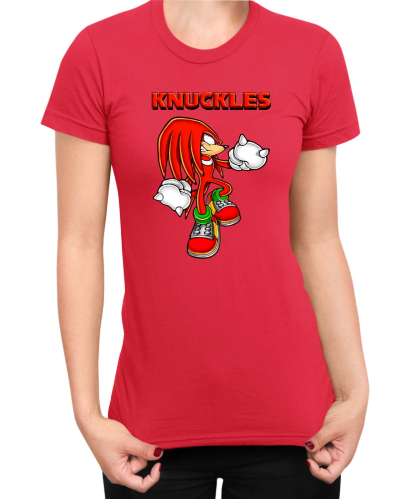 Дамска Тениска Sonic The Hedgehog Knuckles 04