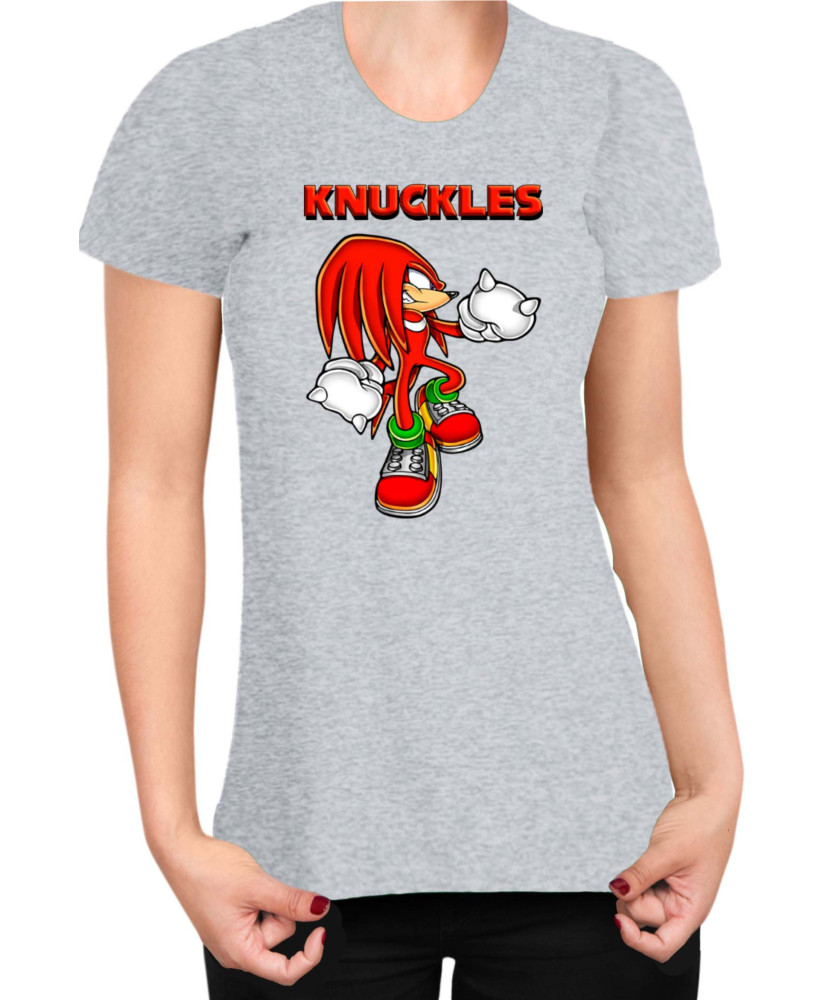 Дамска Тениска Sonic The Hedgehog Knuckles 04