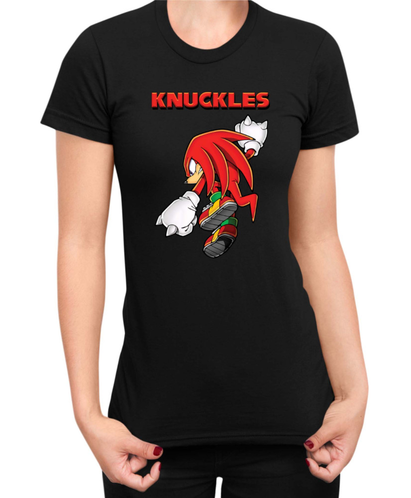 Дамска Тениска Sonic The Hedgehog Knuckles 05