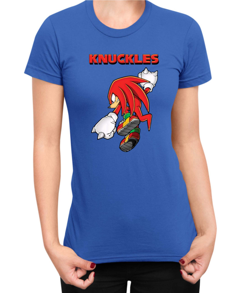 Дамска Тениска Sonic The Hedgehog Knuckles 05