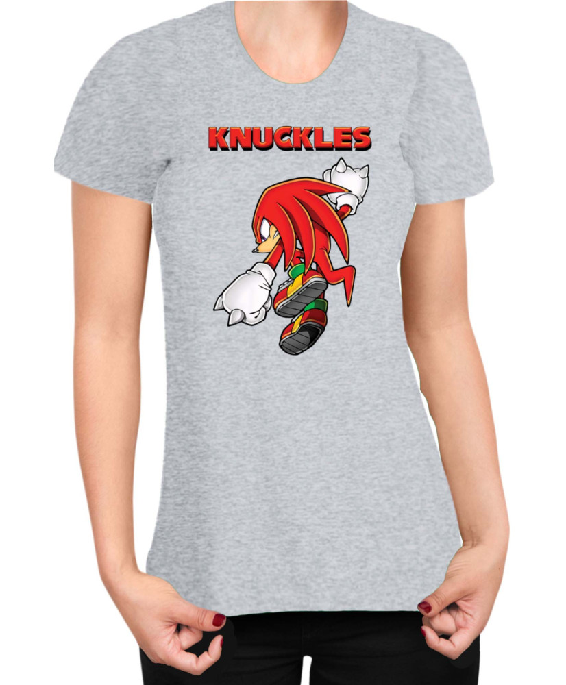 Дамска Тениска Sonic The Hedgehog Knuckles 05