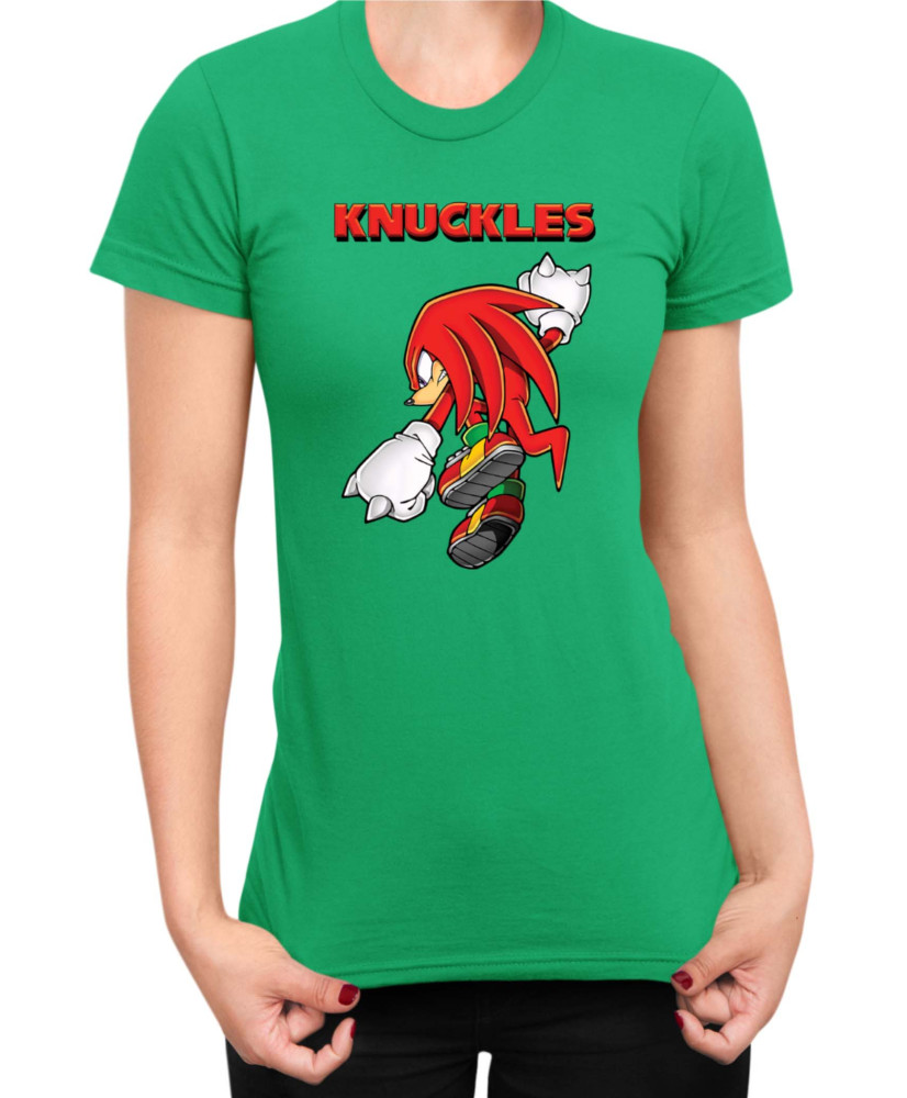 Дамска Тениска Sonic The Hedgehog Knuckles 05
