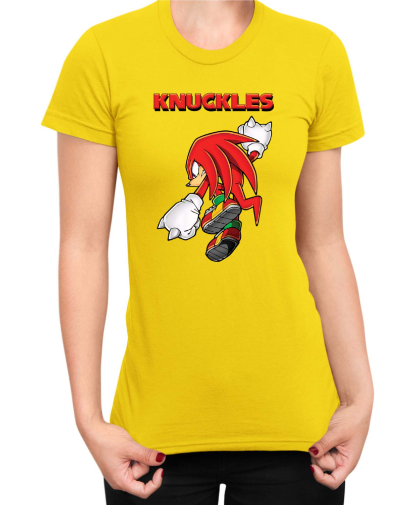 Дамска Тениска Sonic The Hedgehog Knuckles 05