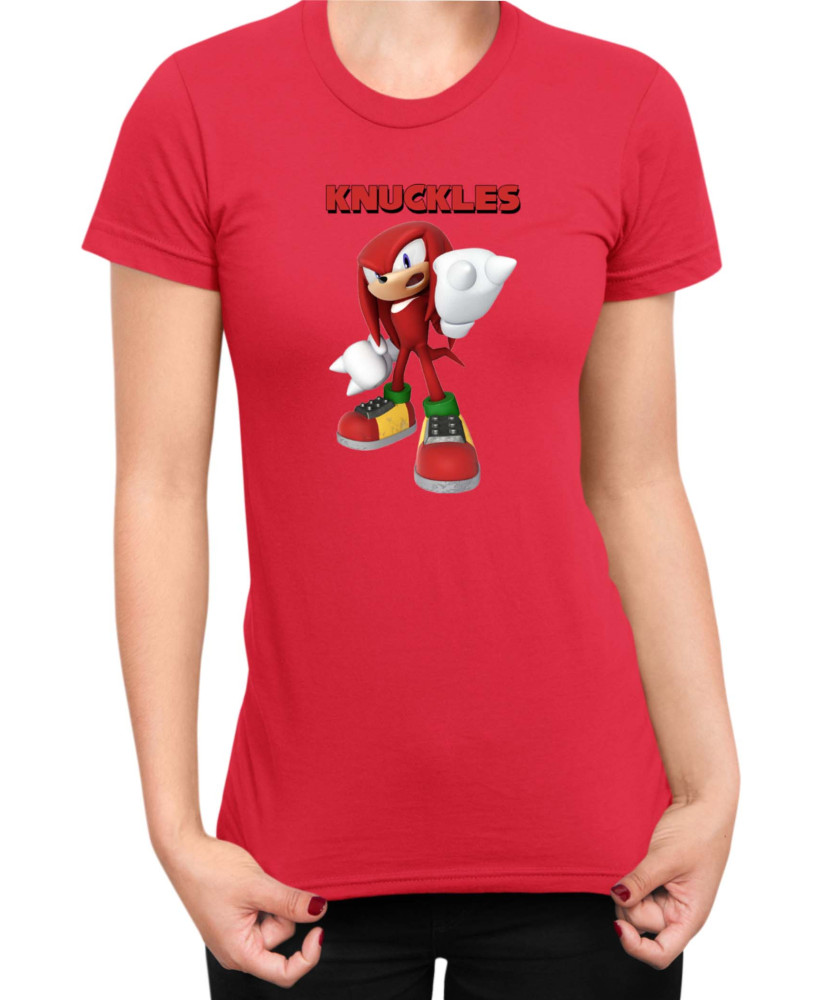 Дамска Тениска Sonic The Hedgehog Knuckles 06