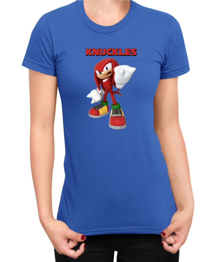 Дамска Тениска Sonic The Hedgehog Knuckles 06