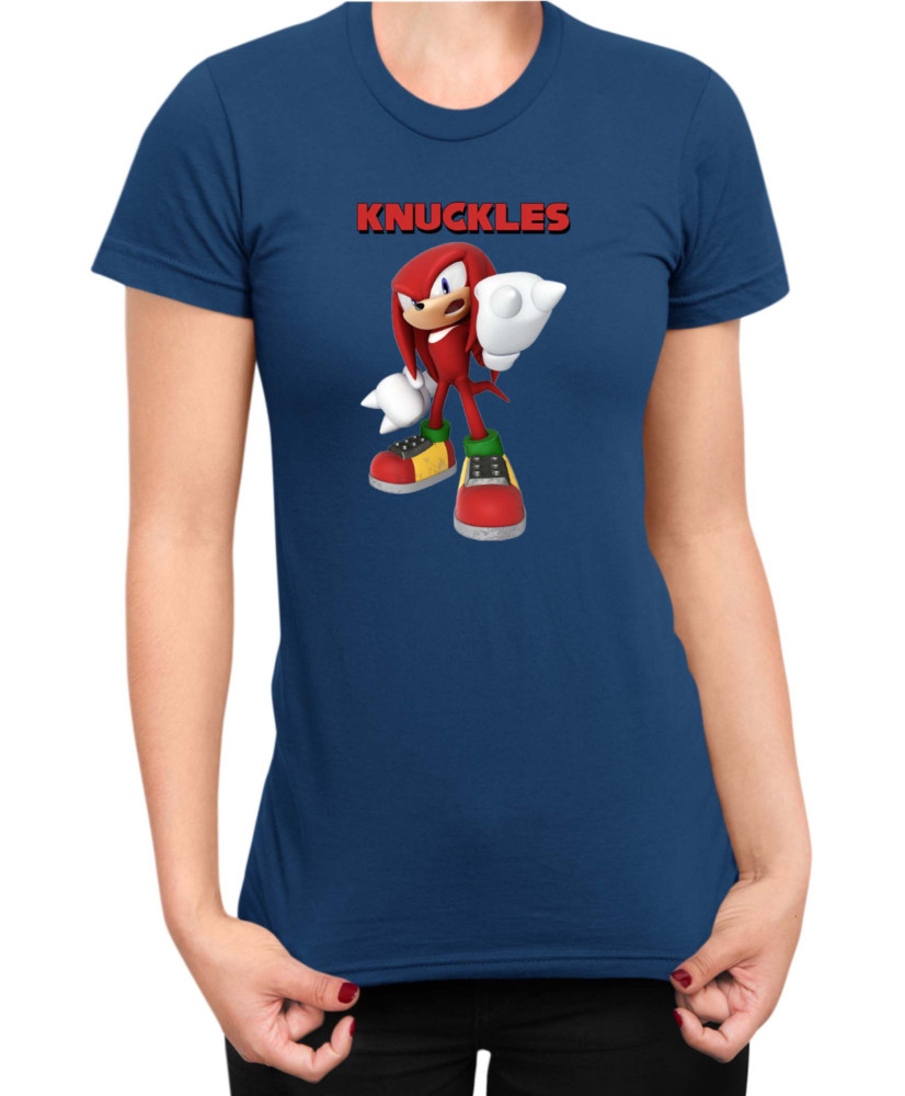 Дамска Тениска Sonic The Hedgehog Knuckles 06