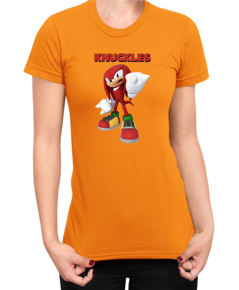 Дамска Тениска Sonic The Hedgehog Knuckles 06