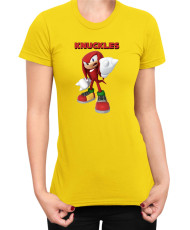 Дамска Тениска Sonic The Hedgehog Knuckles 06